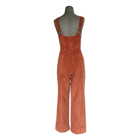 Urban Outfitters Button Front Jumpsuit Women’s Corduroy Sleeveless Jumpsuit, S - Picture 7 of 9